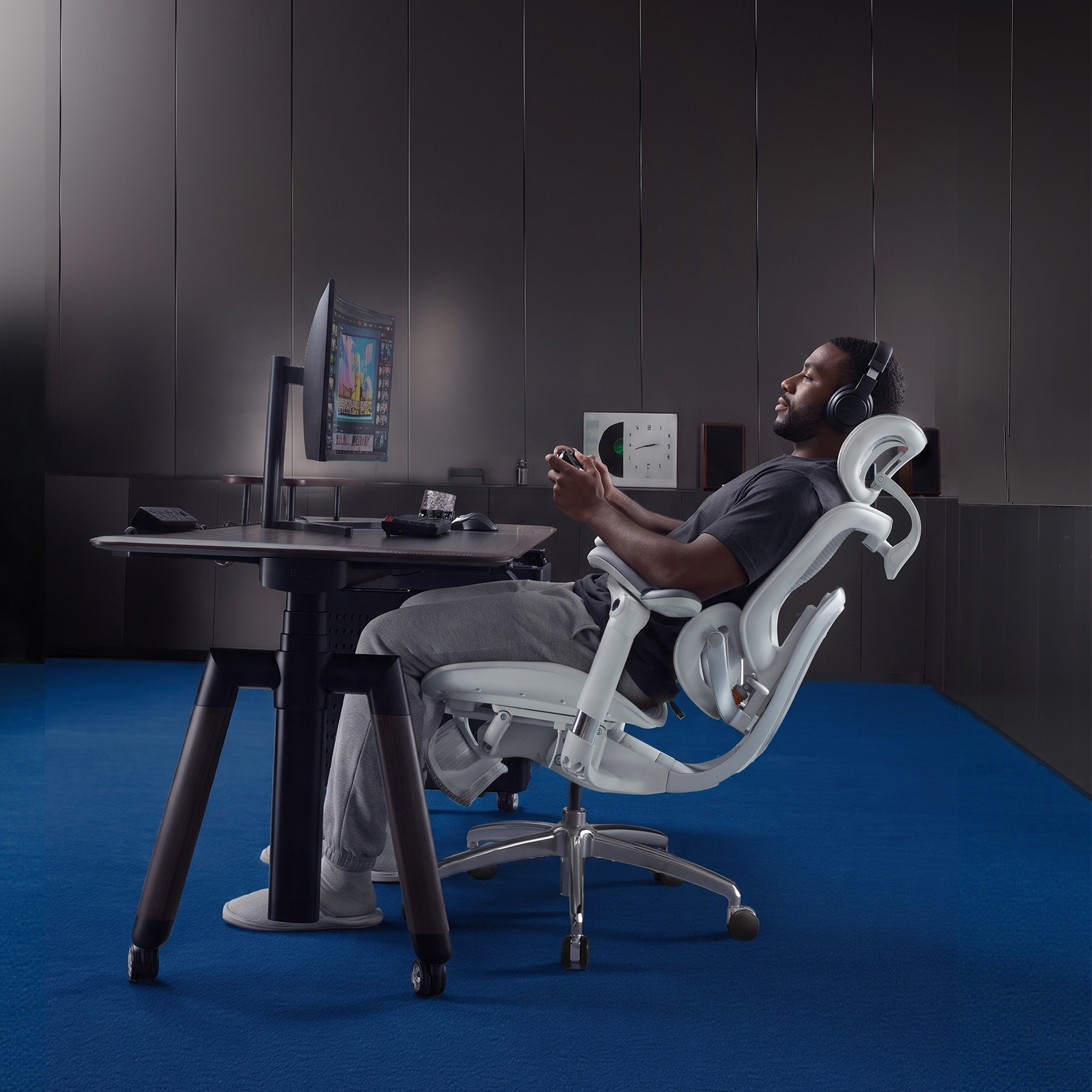Doro C300 Ultra V2 – Chaise ergonomique à soutien intégral en apesanteur