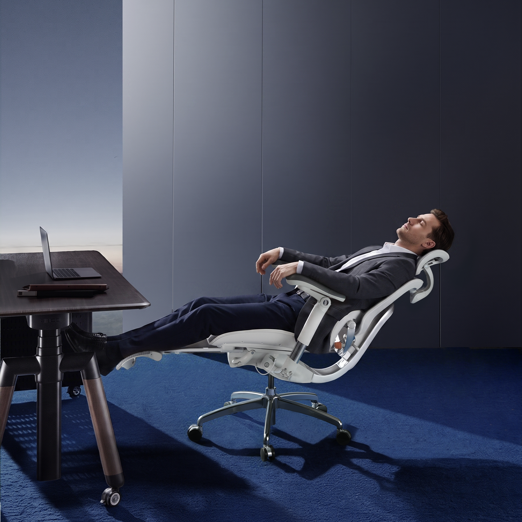 Doro C300 Ultra V2 – Chaise ergonomique à soutien intégral en apesanteur