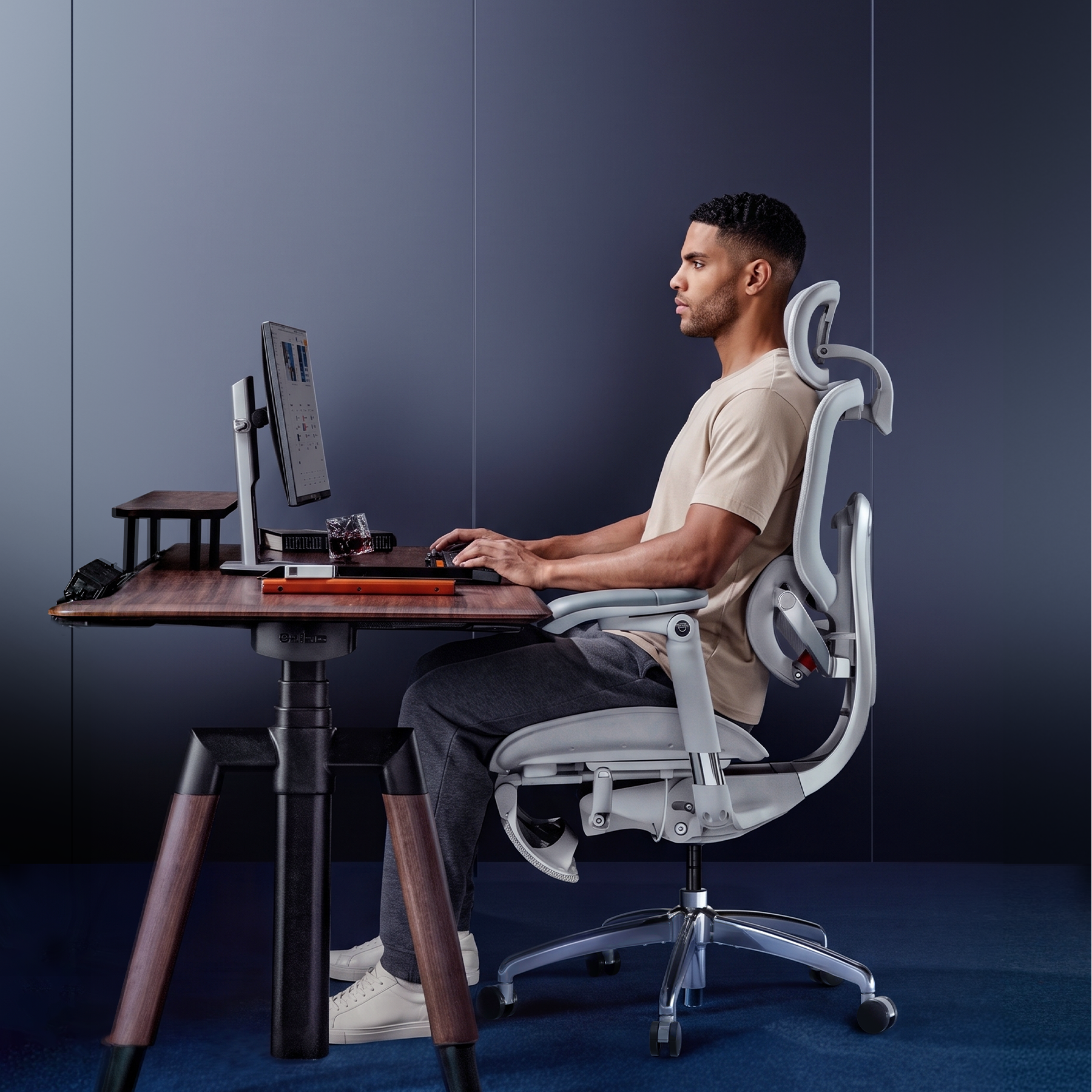 Doro C300 Ultra V2 – Chaise ergonomique à soutien intégral en apesanteur