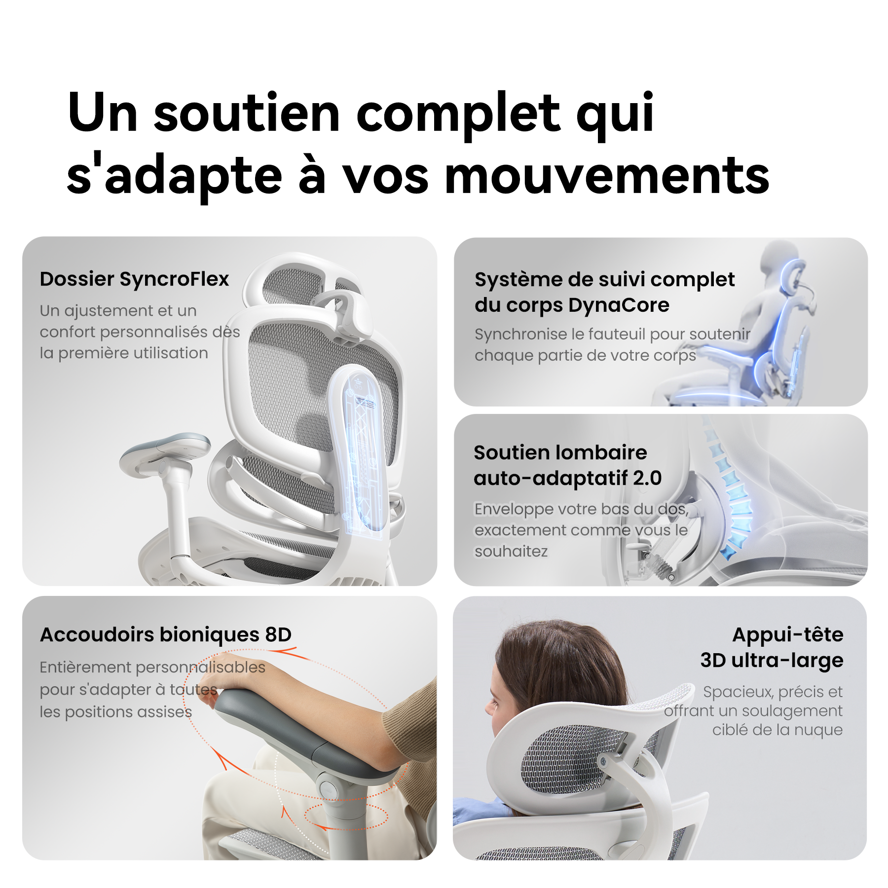 Doro C300 Pro V2 – Fauteuil ergonomique adaptatif full‑body
