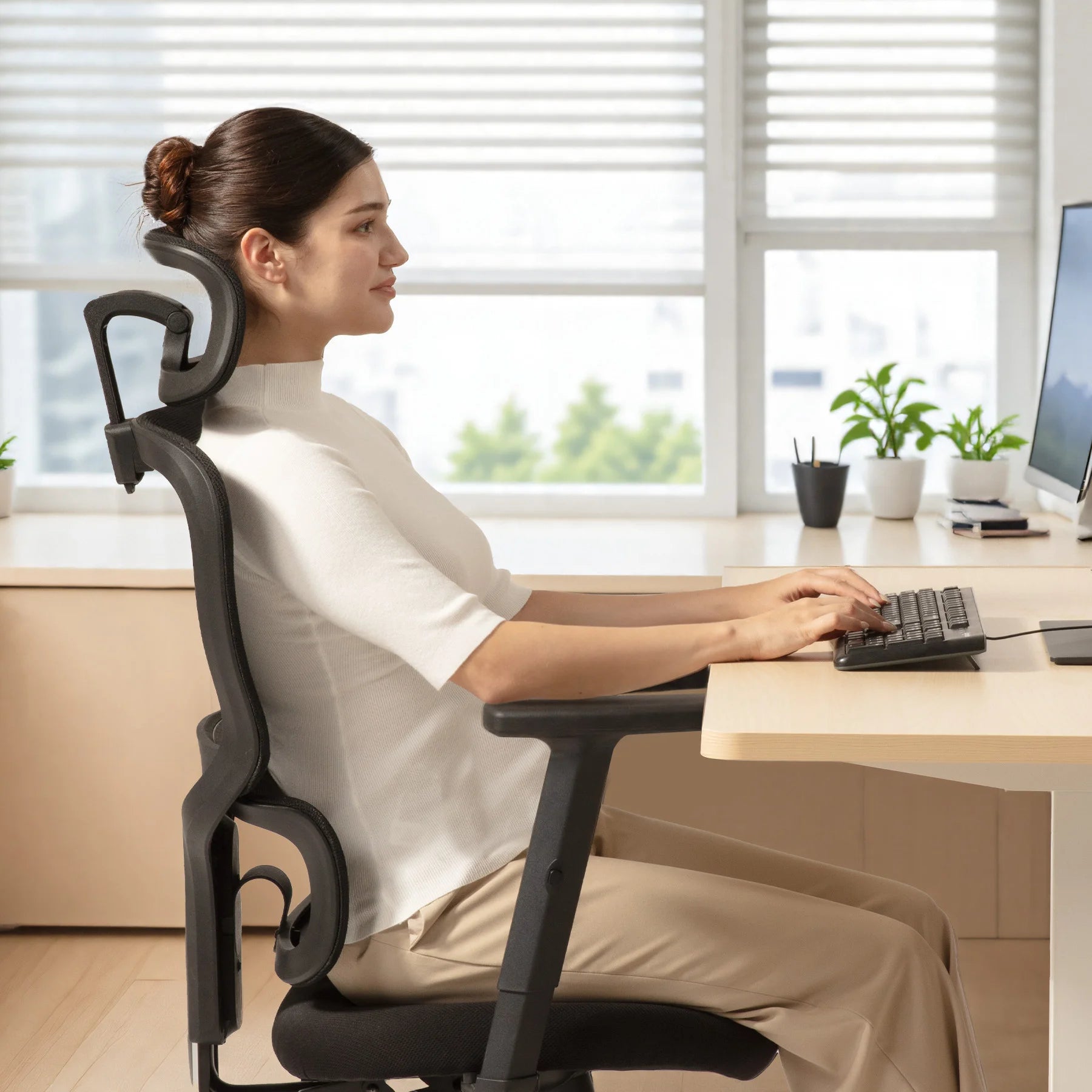M56C Chaise de Bureau Ergonomique 